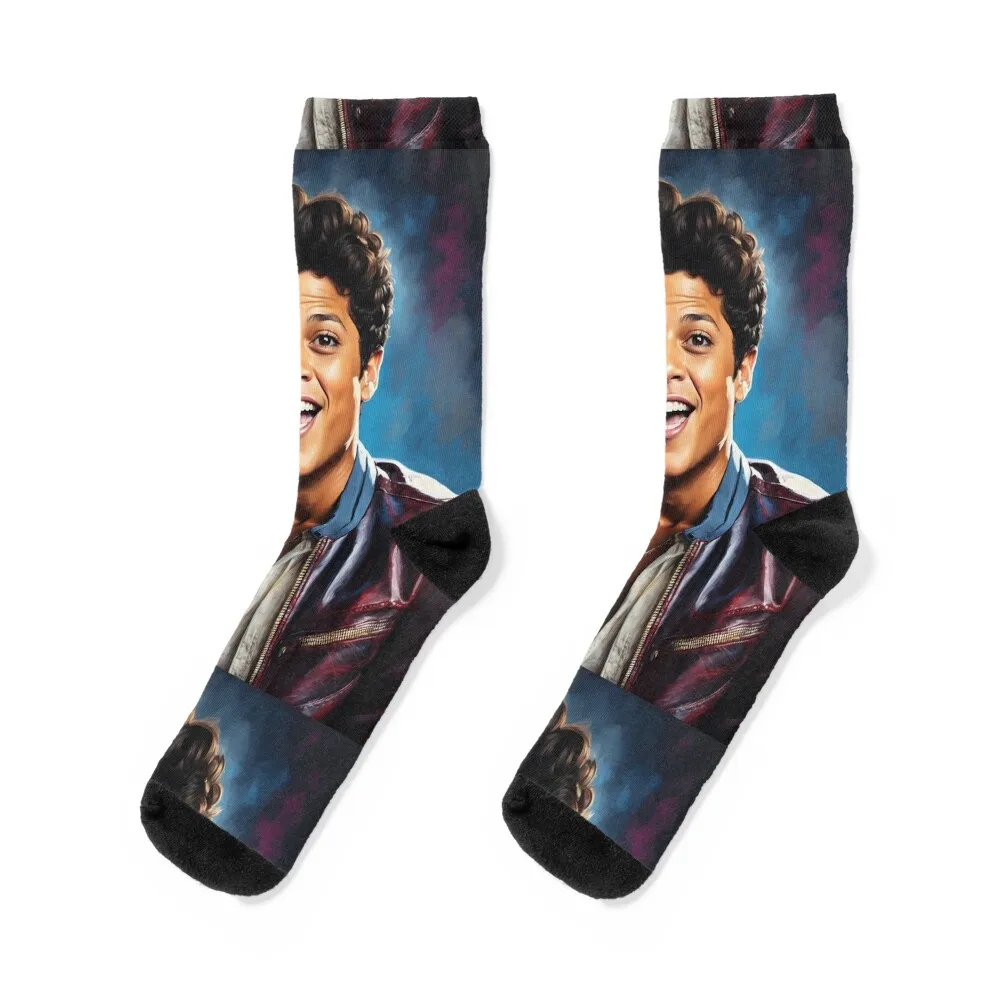 

Bruno Mars smiles Socks aesthetic Children's designer designer brand Girl'S Socks Men's