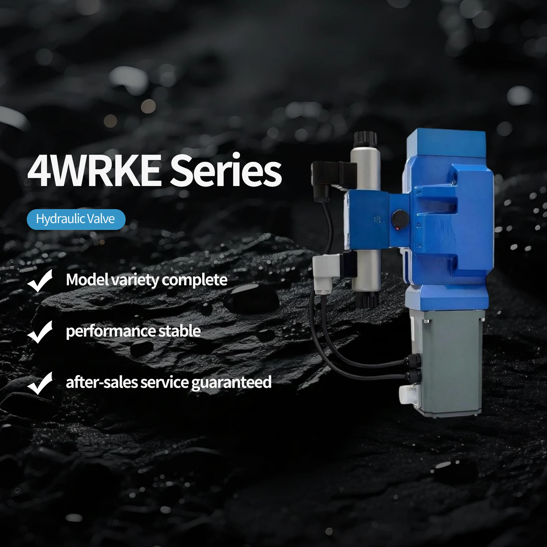 Top Rated High Pressure 4WRKE Hydraulic Proportional Control Valve for Injection Molding Machine Automated Production Line