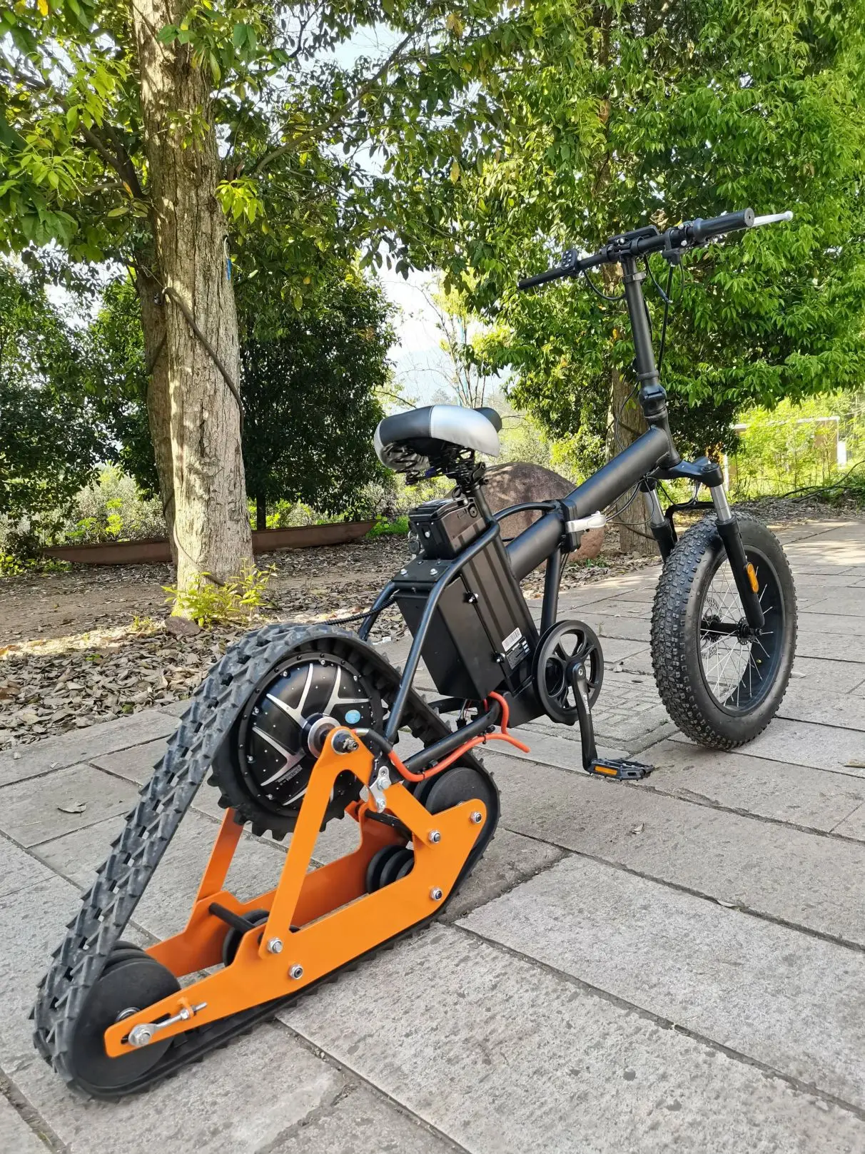 China Factory Wholesale Electric Bike Snow Beach ATV Snowmobile Track Pedal Assist