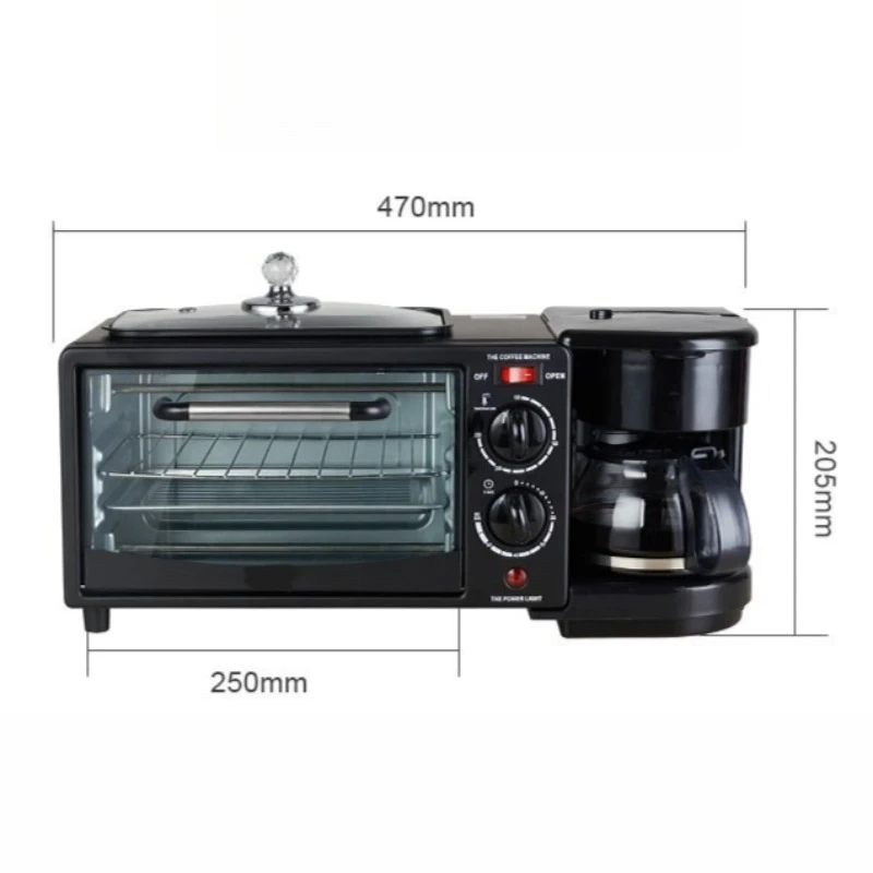 Multi Functional Household Breakfast Machine Easy Clean Rotary Button Sandwich Oven Breakfast Maker Convenient Home Appliances view 6