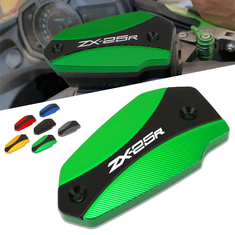 

Motorcycle CNC Aluminum Front Brake Reservoir Fluid Tank Cover Oil Cup Cap Fit For ZX-25R ZX25R ZX 25R 2020 2021 2022 2023