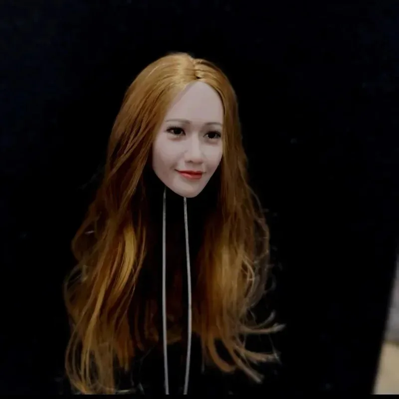 

1/6 Scale Doll Head Carving Beauty Hair Transplant Head Carving Fit 12'' Tbleague Phicen Action Figure Body Customize