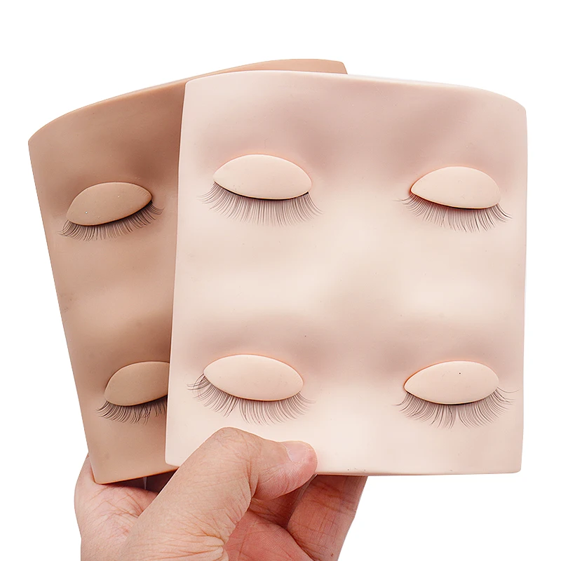 Tête de Mannequin pour Extension de cils, accessoires de maquillage avec paupières de remplacement amovibles, greffage, outils de formation pédagogique