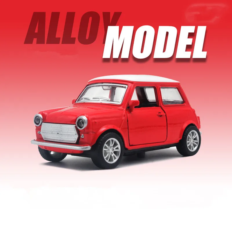 New alloy pull back 1:36 mini retro Fiat model,classic car model ornaments,original packaging toy gifts,free shipping