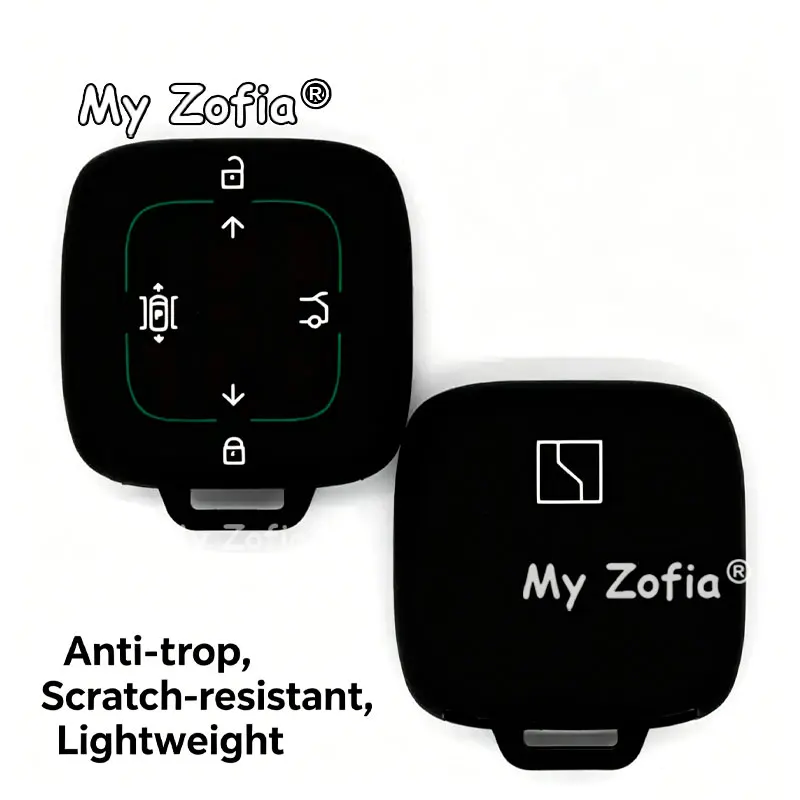 Für ZEEKR 001 ZEEKR X ZEEKR 009 ZEEKR 007 ZEEKR 7X Auto Silikon Schlüsselhülle Schlüsselanhänger Schutzhülle Zubehör