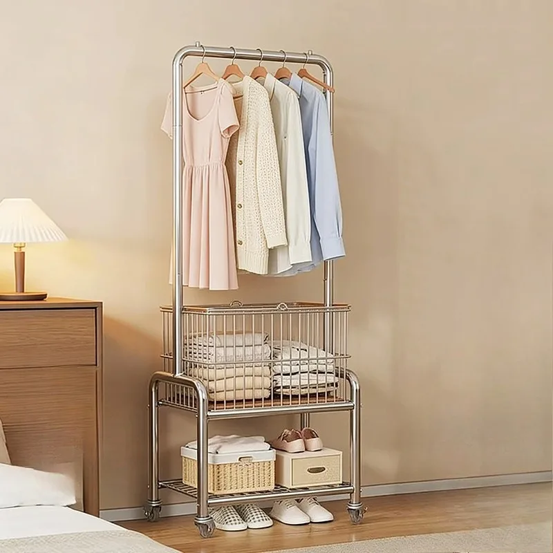Hotel Rack Clothes Stand Clearance Wall Designer Luxury Clothes Stand Storage Living Room Porte Manteaux Entrance Furniture