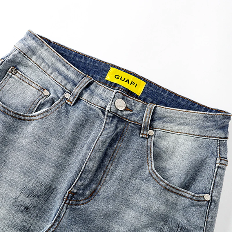26FW GUAPI Jeans American Stre - Men'S Fashion Jeans And Boots review and price