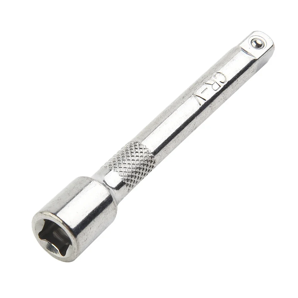Sleeve Wrench Extender Bar Sliding Rod Small Square Rod Wrench 50/75/100MM Adapter Chromed Steel Rustproof 1Pc Useful