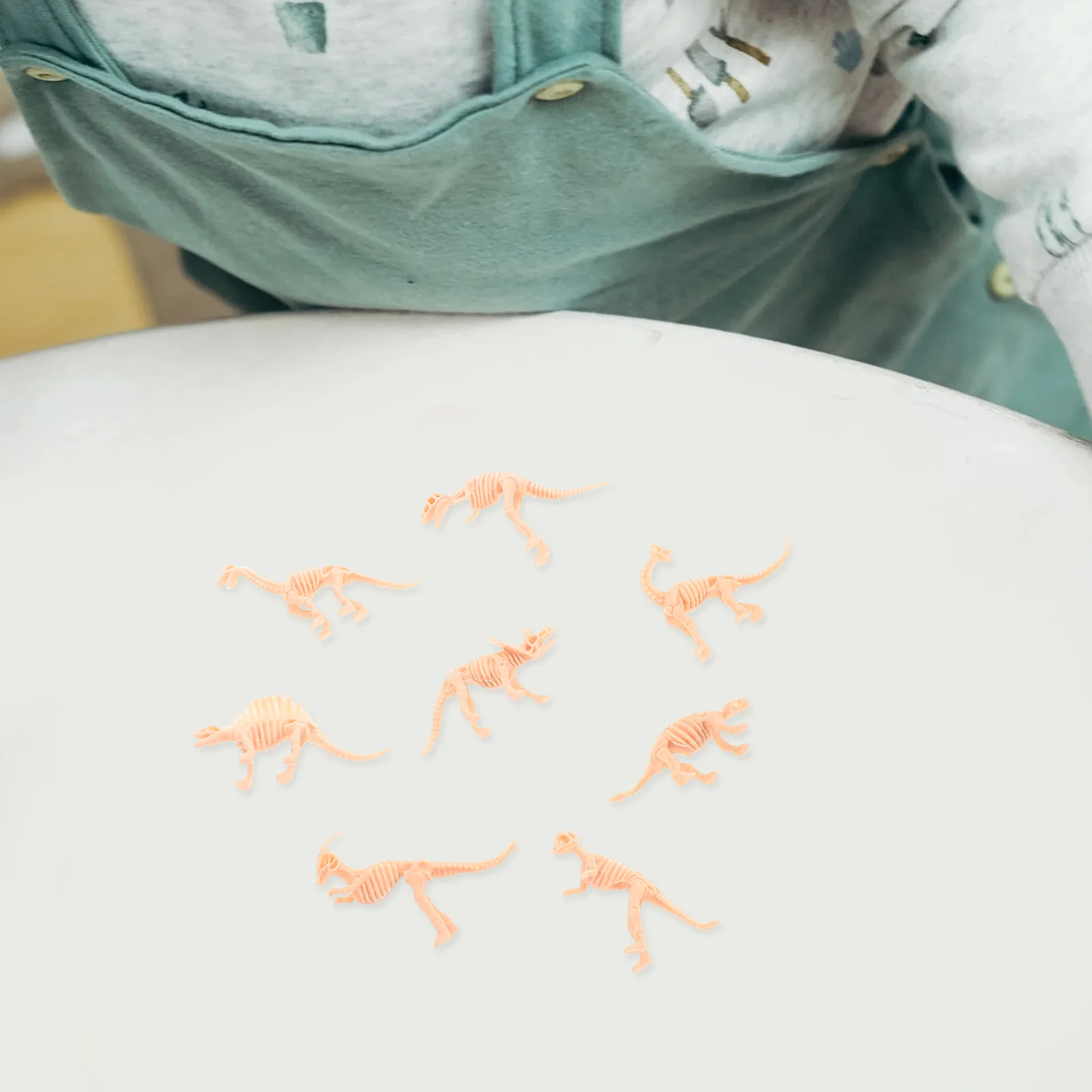 12-delige bulk dinosaurusmodel kind skeletten plastic miniatuur beeldjes simulatie speelgoed