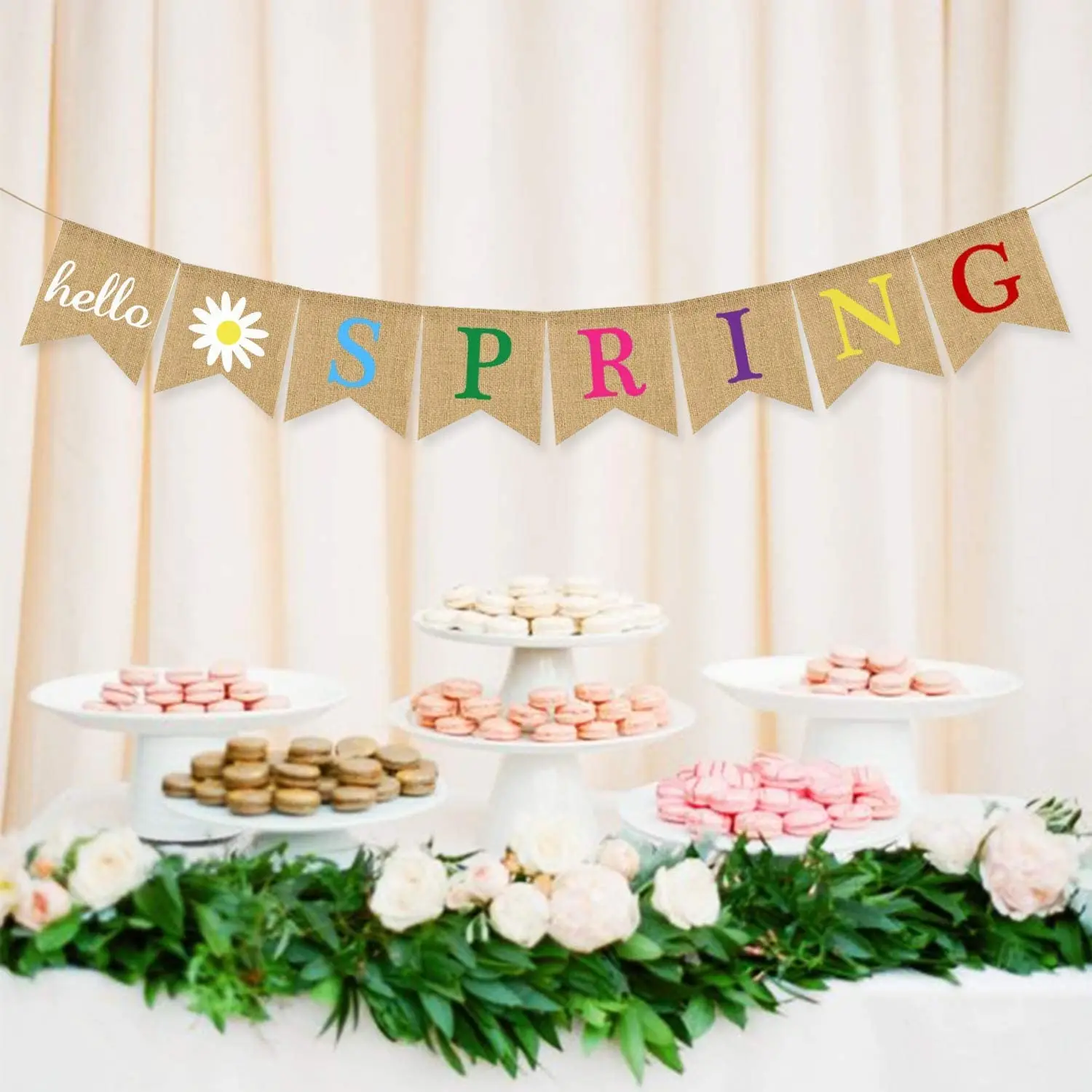 

Весенний баннер Hello Spring, весенний баннер в деревенском стиле, весенние украшения, подвесное украшение для дома и улицы, камина