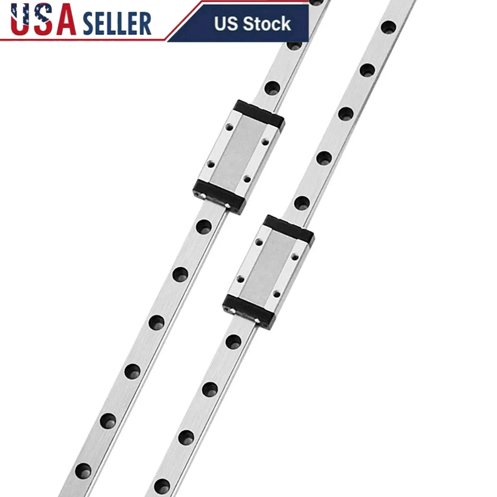 

MGN9 Linear Sliding Rail Guide 2 Pack with MGN9H Carriage Blocks 3D Printers CNC Applications