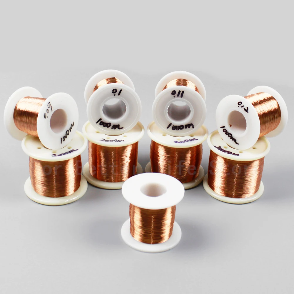 3 piece 0.05mm -1.5mm  QA-1-155 copper lacquer wireCable Copper Wire Magnet Wire Enameled Copper Winding Wire Coil Copper Wire