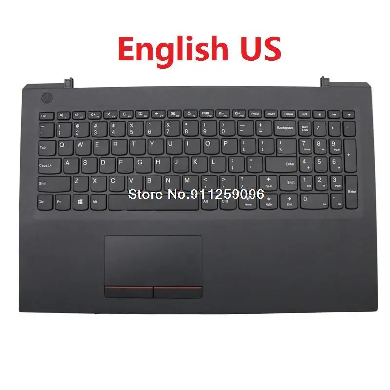 

Подставка для ноутбука и клавиатура для Lenovo V110-15AST V110-15IAP 80TL английский US 5CB0L78358 Сенсорная панель верхнего корпуса