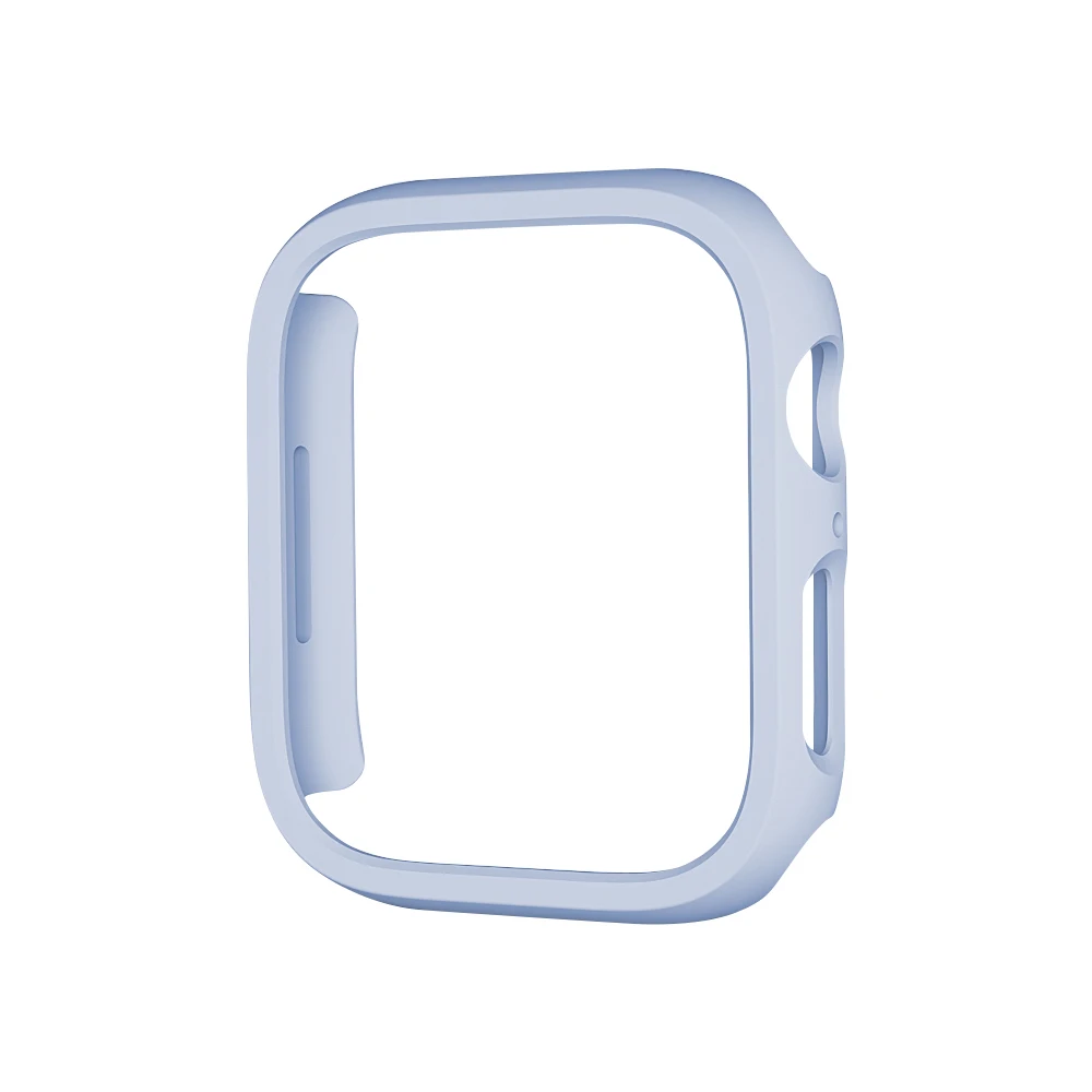 Holle Cover voor Apple Watch Case 46mm 42mm 45mm 44mm 41mm 40mm 38mm Harde PC Geen Screen Protector voor iWatch 11 10 9 8 7 6 5 4 SE