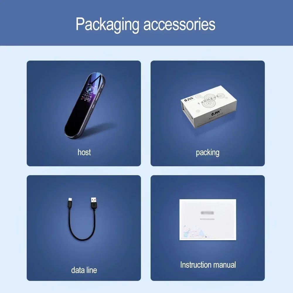 Rauschunterdrückung One-Key Multifunktions-Digital-Voice-Recorder Stereo-Sound Dynamische Aufnahme 8-64G Diktiergerät Stift Musik MP3-Player