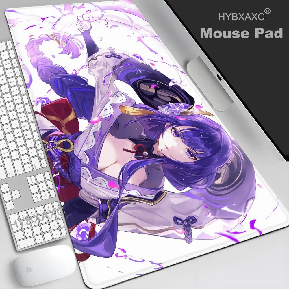 

Mouse Pad Genshin Impact Mousepad Baal Raiden Shogun Gaming Accessories Pc Gamer Cabinet Desk Mat Keyboard Computer Deskmat Xxl
