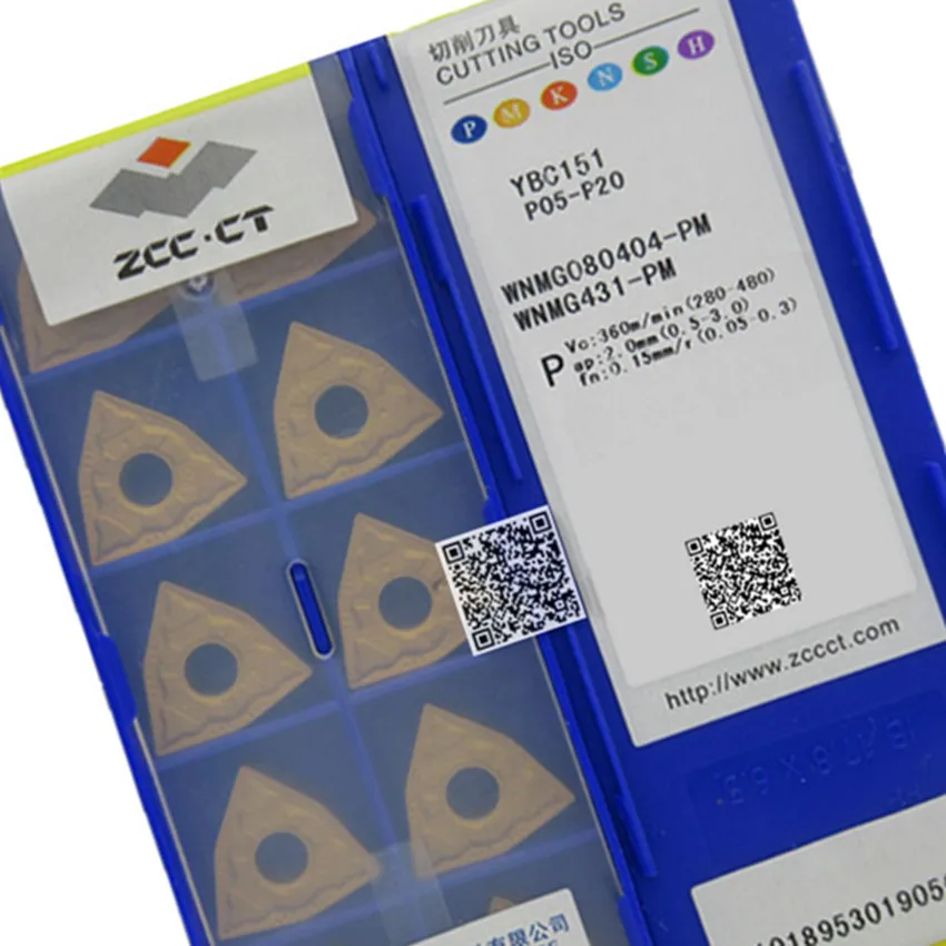 WNMG080408-PM-C m20t/WNMG080404-PM ybc151/WNMG080404-PM ybd102/WNMG080408-PM ybd102 zcc. ct cnc carboneto insere 10 pcs/box