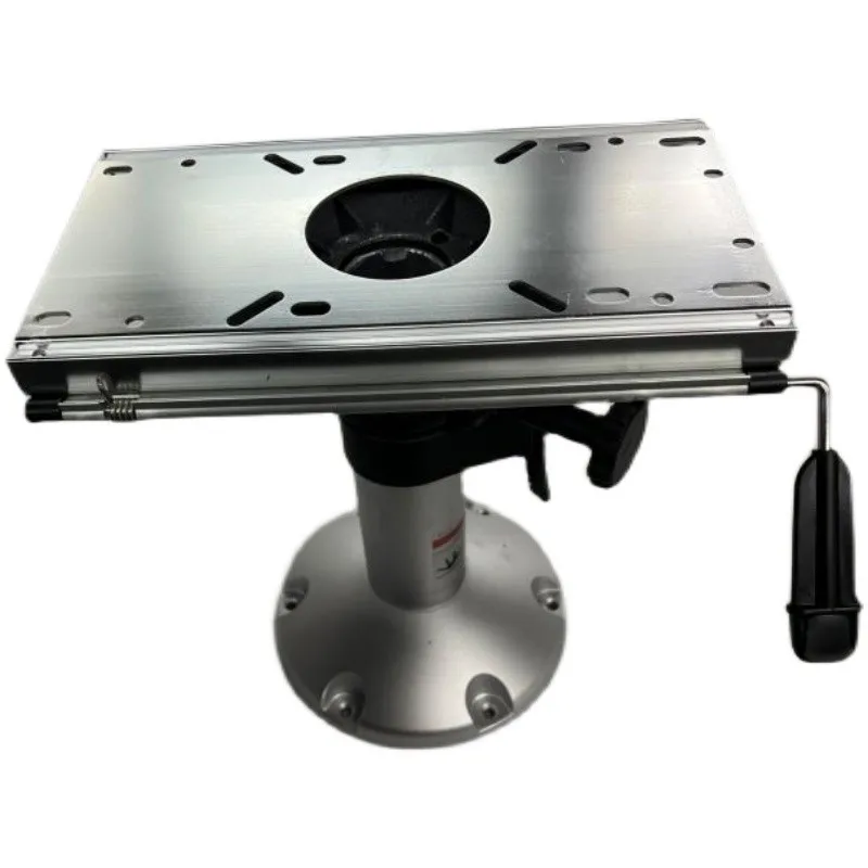 Marine Aluminium Alloy Boat Seat Pedestal Stand Base Adjustable  Slide or Swivel  Shaft Shock Absorption