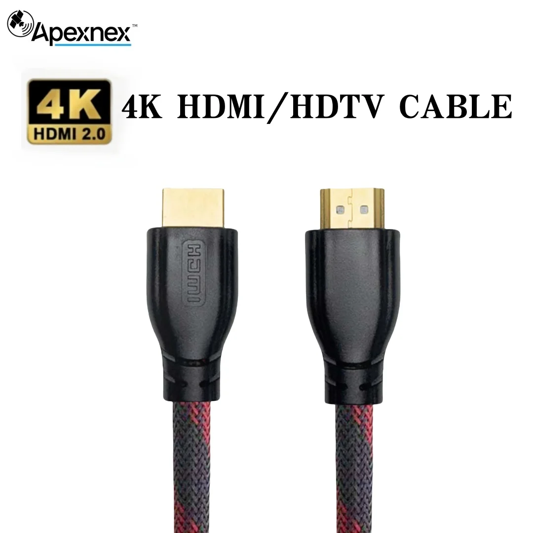 

5 м/16,4 фута, кабель HDMI 4K, ТВ-кабель высокой четкости 4K подходит для телевизора, PS5, монитора, Xbox, Ethernet и т. д.