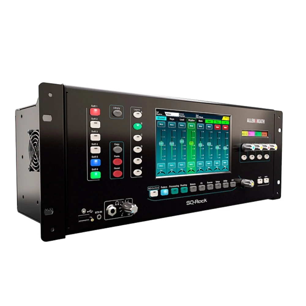 Allen & Heath SQ-Rack 48-Channel 96kHz XCVI Core Rack Mountable Digital Mixer With 7