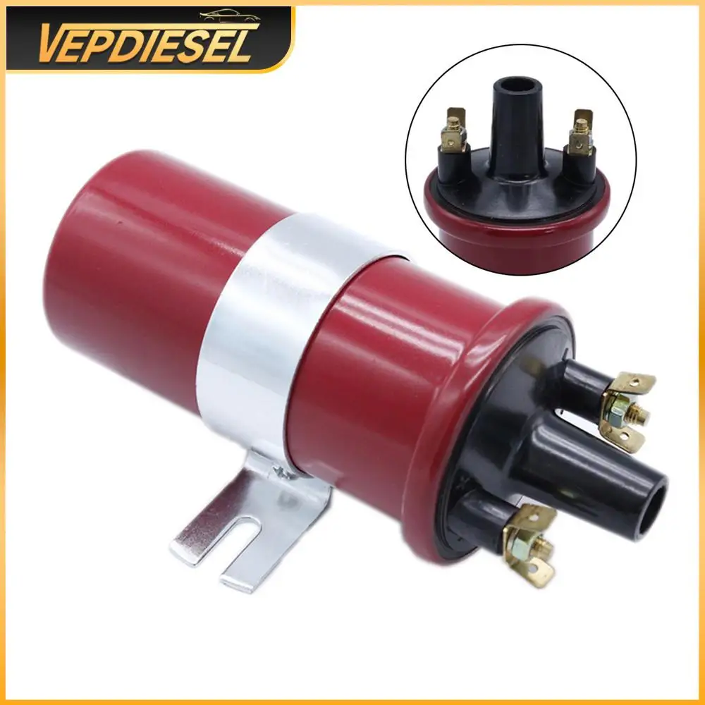 1pc High Performance 12V Sports Ignition Coil DLB105 Ignition System Parts For Engines with Points & Condenser Based Ignition