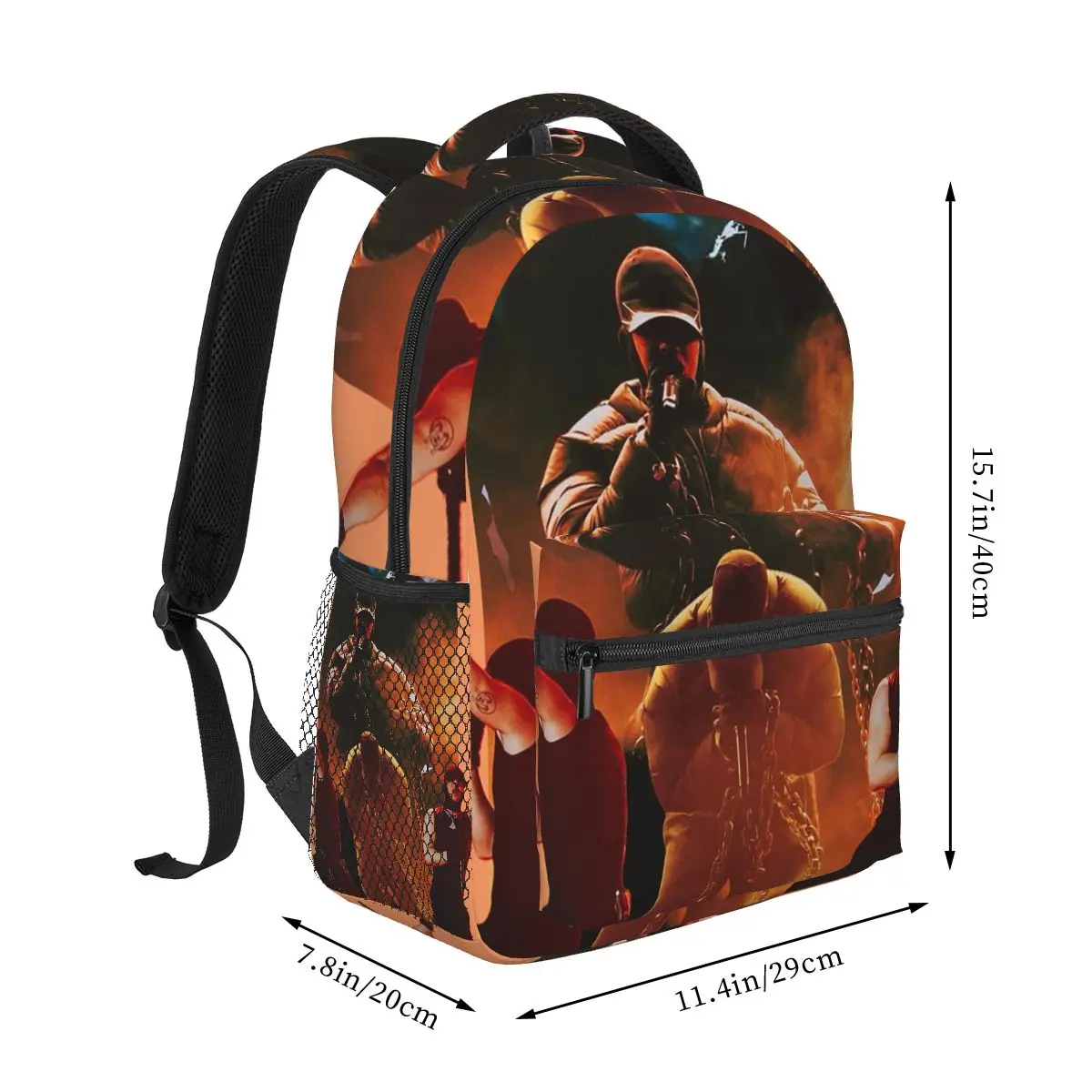 Rapper Quevedo Buenas Noches Merch Backpack Student Boys Girls BookBag Kids School Bag Computer Shoulder Bags for Men Women