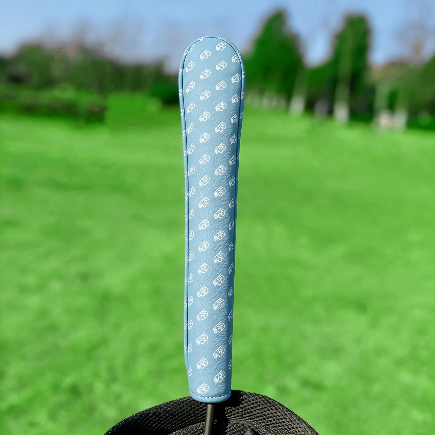 1pc Printed Design Style Directional Golf Club Head Cover, Two Colors Available, Fashionable Golf Direction Stick, Perfect Gift image 3