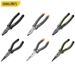 Deli 1 PCS 6/7 Inch Household Multitool Long Nose Pliers Wire Cutters Multifunctional Electrician Portable Repair Hand Tools