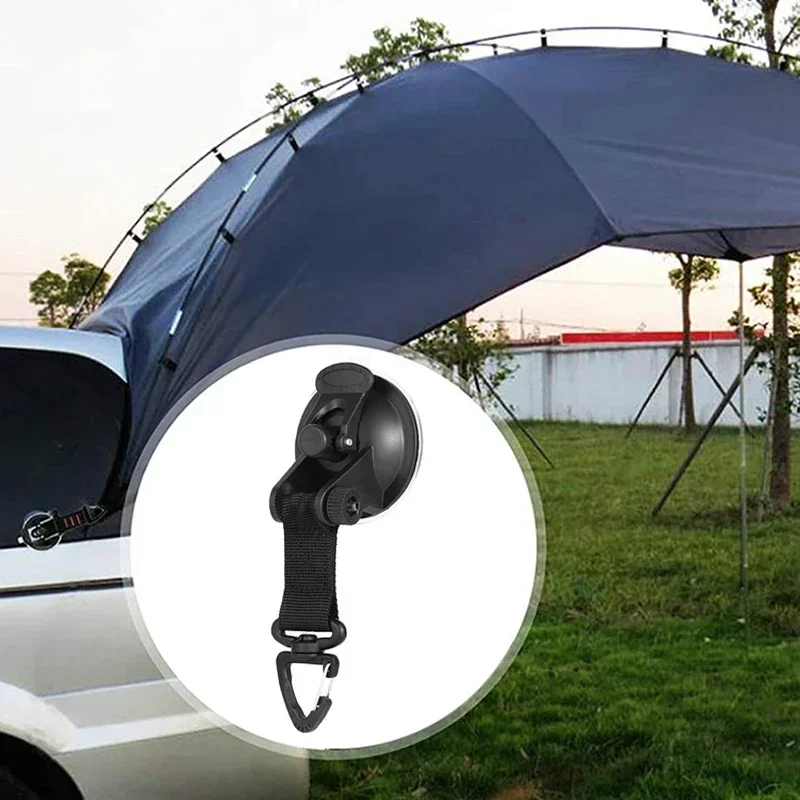 1/2PCS Suction Cups Camping Set Cup Hooks Multifunctional Suction Tents Suction Cup Hooks Extra Strong Car Cups