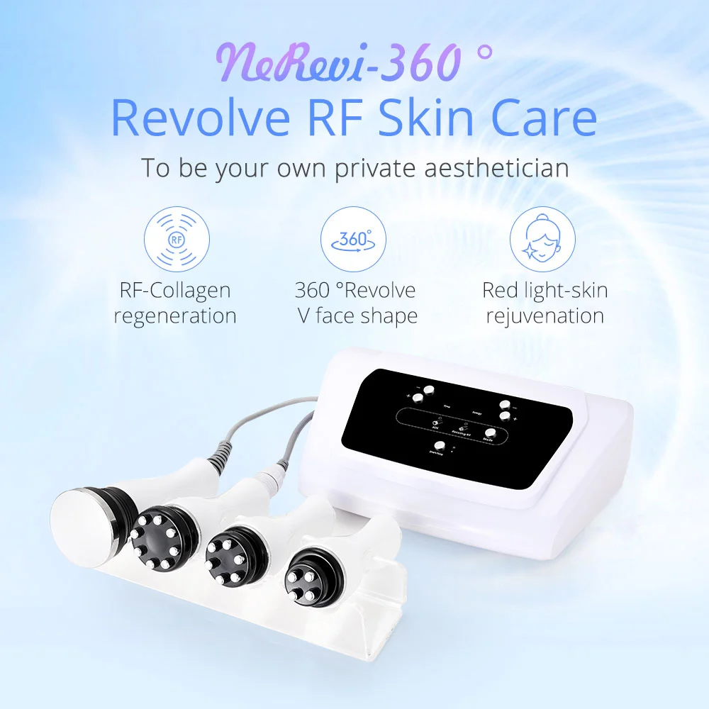 mychway 4 In 1 360° Rotating RF Ultrasonic Cavitation 2.5 Body Slimming Lifting Machine