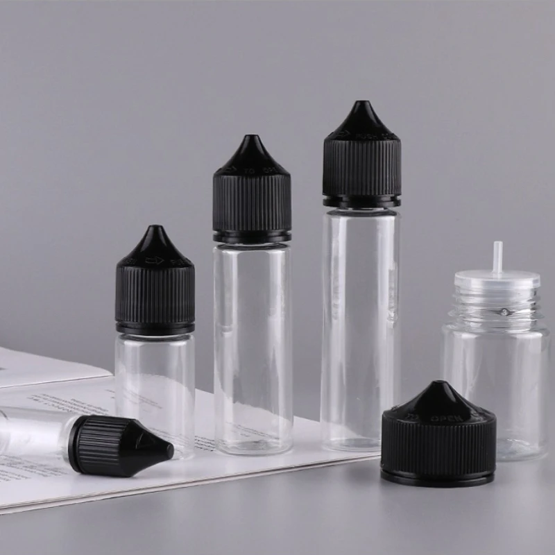50 Stück 10ml-100ml leere Plastik-Tropfflaschen, Flüssigkeitsflaschen mit langer Spitze, Ölbehälter, tragbare Reise-Spenderflaschen – Detail 6