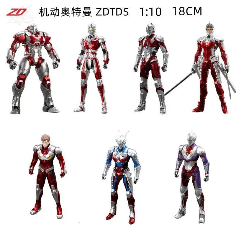 ZD Toys Ultraman Tiga figura de acción conjunta móvil Agul Geed Trigger Ace Seven Jack Ultraman figura de colección para adultos regalo