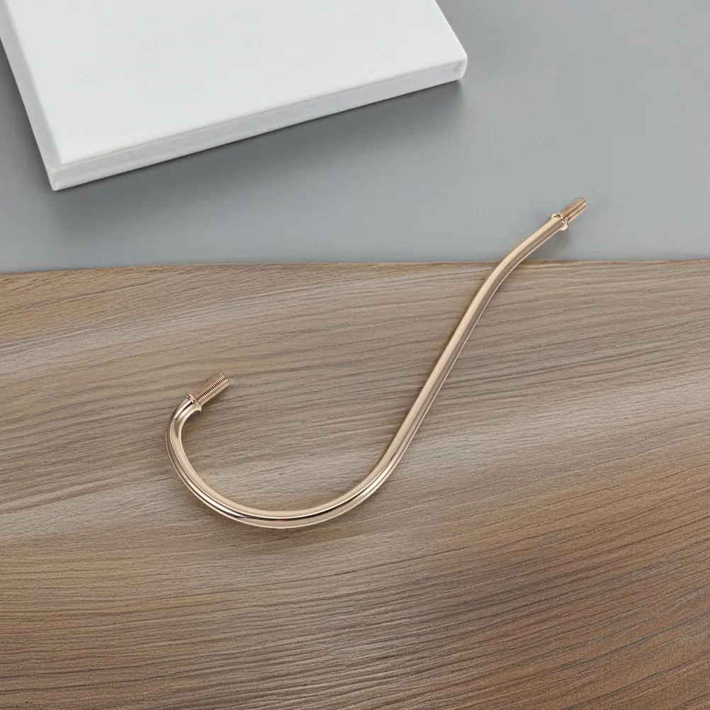 2 шт., настольная лампа, металлический изогнутый стержень с резьбой, замена для осветительных приборов, ремонт, детали для изготовления ламп