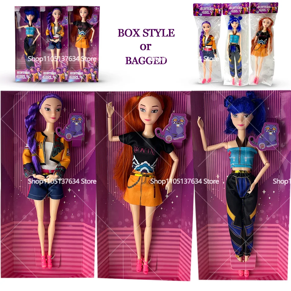 Nouveaux jouets de poupée Kpop chasseurs de démons figurine jouet Rumi Mira Zoey belle princesse bébé fille poupées en plastique bricolage jouet pour les filles