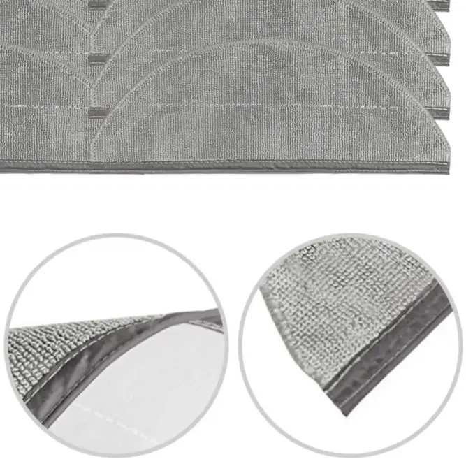 

Для Roborock Q10 X5 + Q10P Q10P + Q8 Max Pro тряпки для швабры, 4 упаковки/10 упаковок, замена микрофибры для сверкающих чистых полов