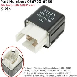 5Pin Main Blower Motor Relay 90987-04002 12v 056700-6780 For Toyota  For Lexus For ES, GS, IS, LS, LX, NX, RC, RX For Toyota