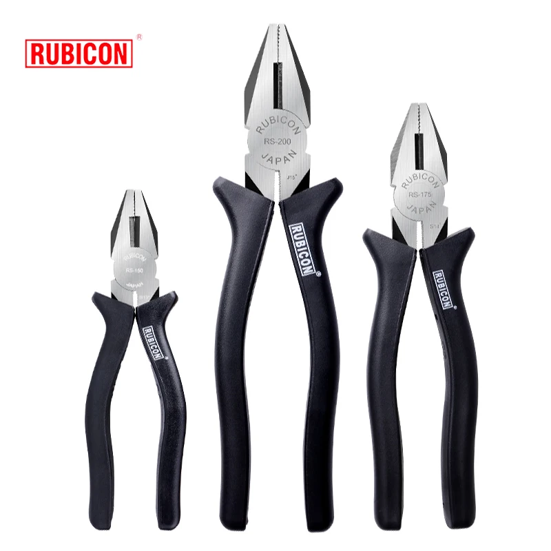 

Original RUBICON Multifunctional Combination Plier Electrician Pliers Suitable For Cutting Steel Wire RS-150|175|200