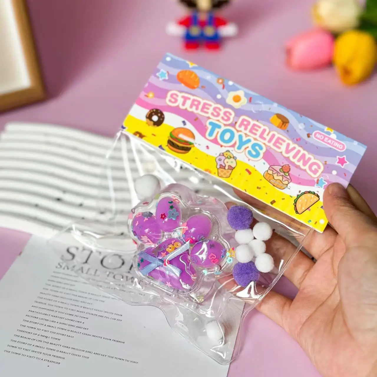 Nieuwe Kat Poot Decompressie Speelgoed Kawaii Cartoon Antistress Stress Langzaam Stijgende Speelgoed voor Volwassen Kinderen Stretch Speelgoed