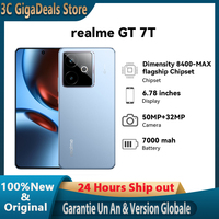 realme GT 7T, 5G Dimensity 8400-MAX Chipset, 7000mAh Battery 120W Charge, 50MP OIS Camera NFC