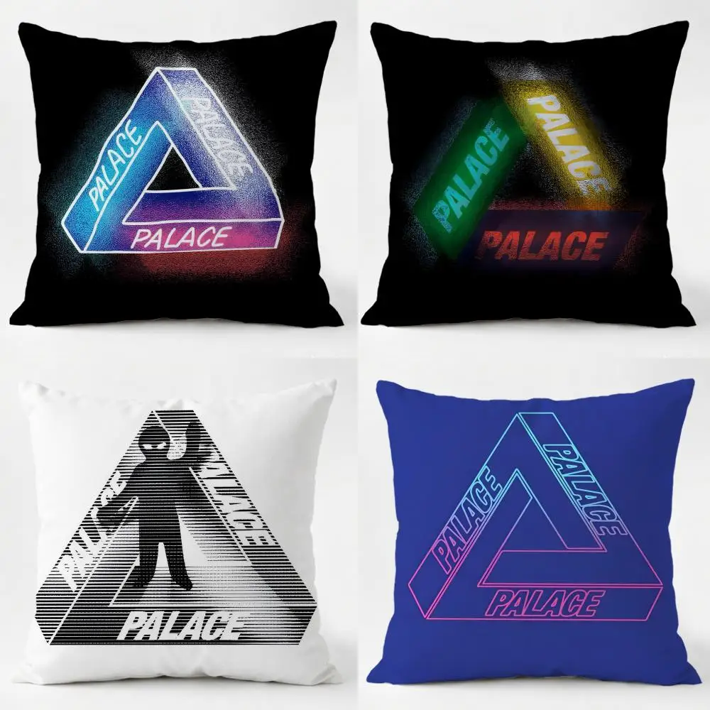 Bold Casual Brand P-Palace Skateboards Cushion Cover Sofa Home Living Room Car Decor Washable Decorative Square Pillowcase