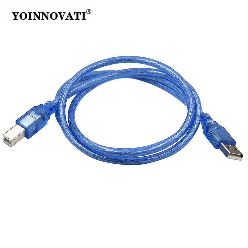 Usb Printer Blue Data Cable for Aarduno 2560 Due Por Micro Mini USB to UNO/MICRO DUE/MINI NANO/TYPE-C