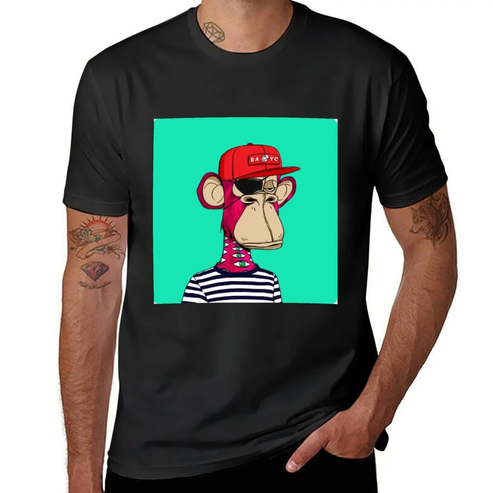 Bored Ape NFT [HI-RES] T-Shirt plain customs summer clothes mens cotton t shirts