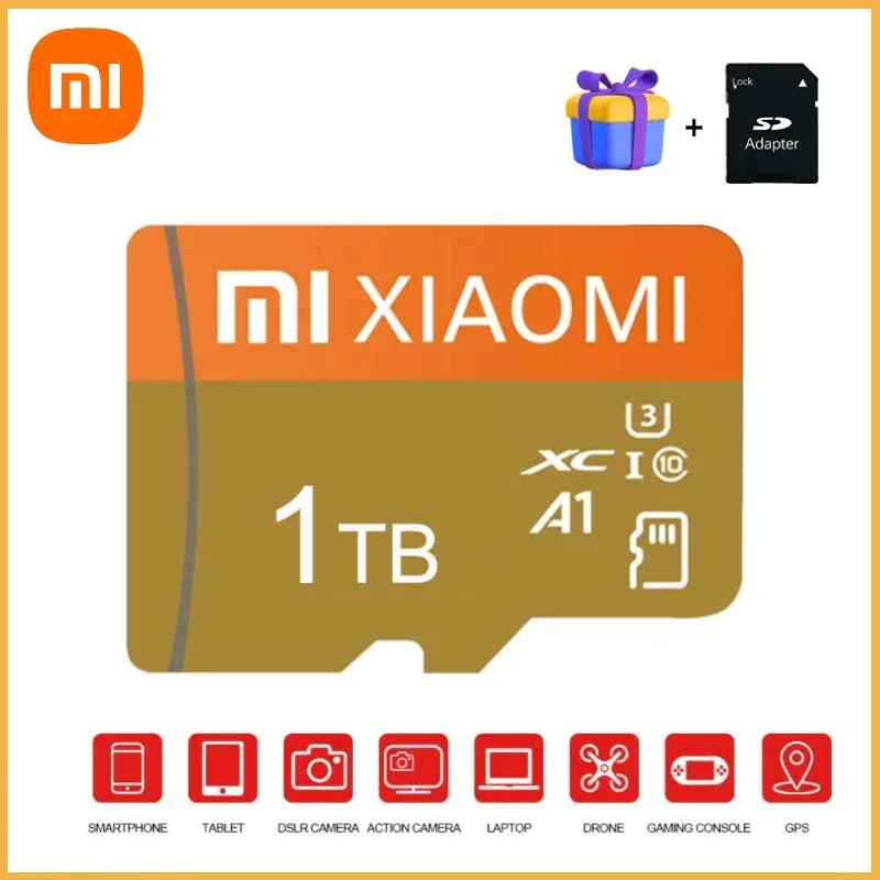 Xiaomi-tarjeta de memoria Original para Nintendo Switch, microtarjeta TF SD de alta velocidad de 1TB, 2TB, 512GB, SD V60, U3, tarjeta TF para Ps4, Ps5, juego de cámara