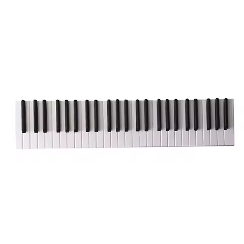 39cm Piano Keys Wall-Mounted Coat Rack - Cute Coat Hook Hanger, Home Kitchen Room Wall Decoration Art (Gift Idea)