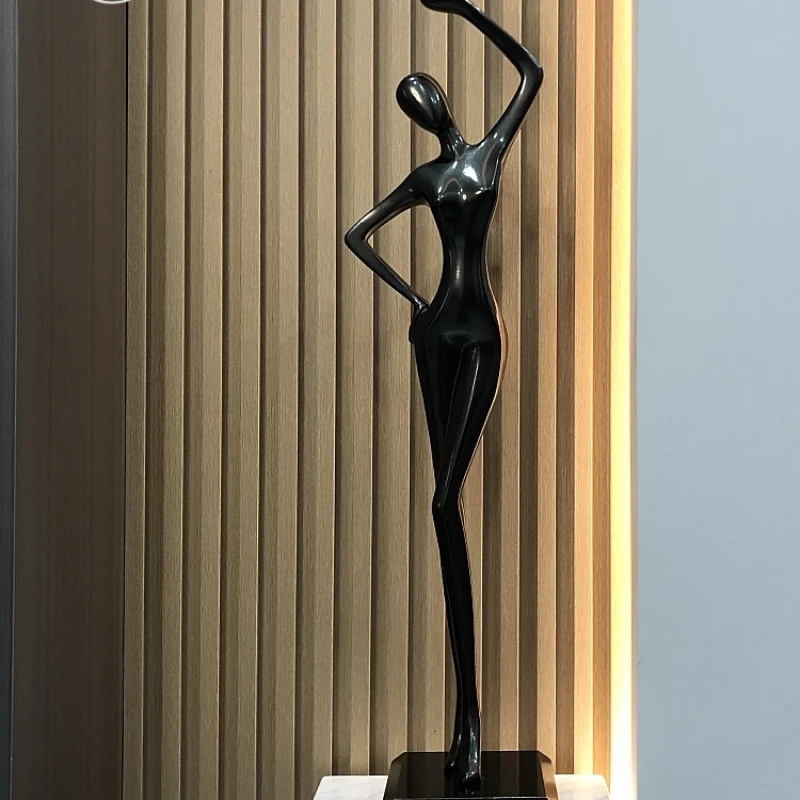 Abstract Character Art Sculpture Decorations, foyer wine cabinets, Italian minimalist decoration