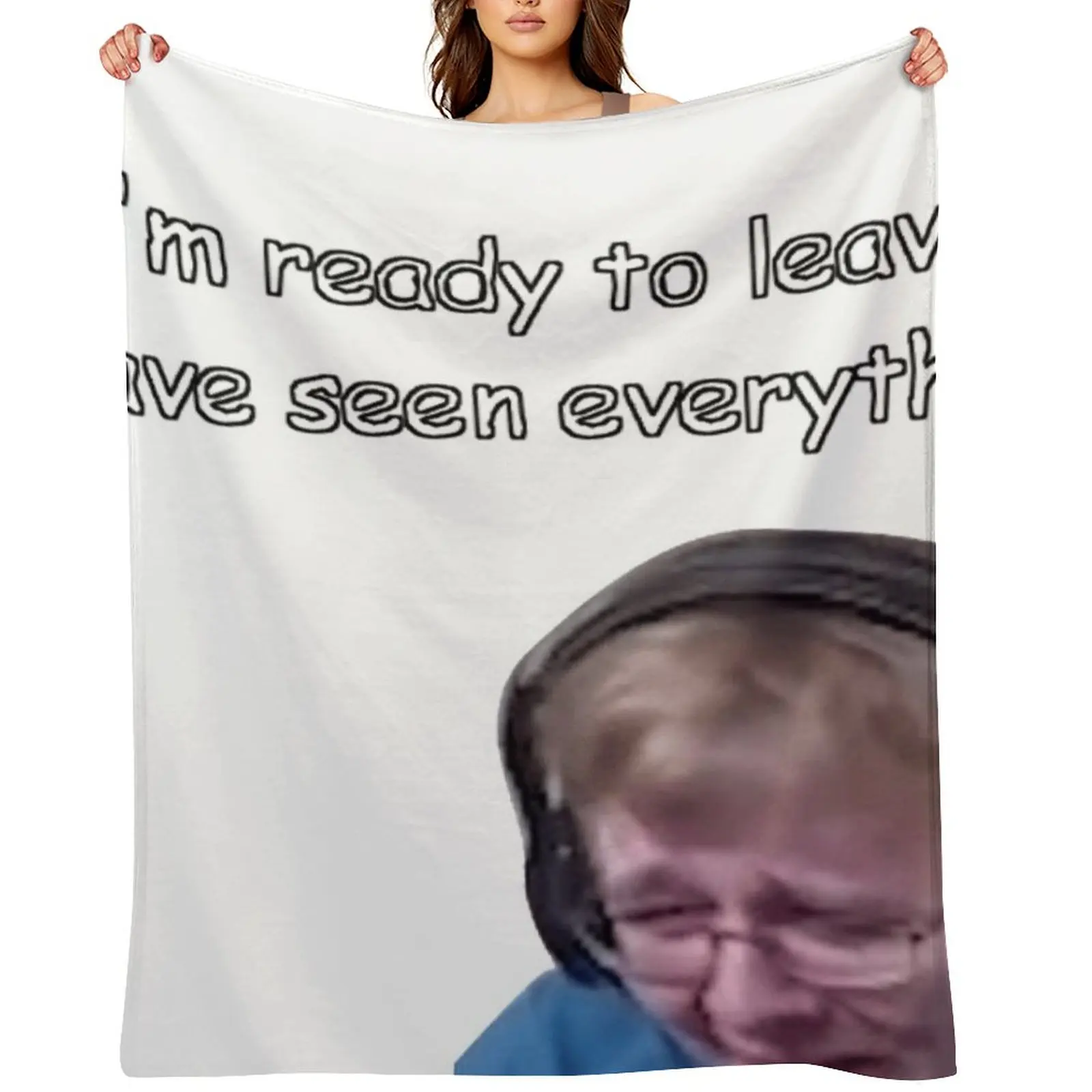 

Carson is god Throw Blanket Flannel Fabric Flannel cosplay anime Luxury Blankets