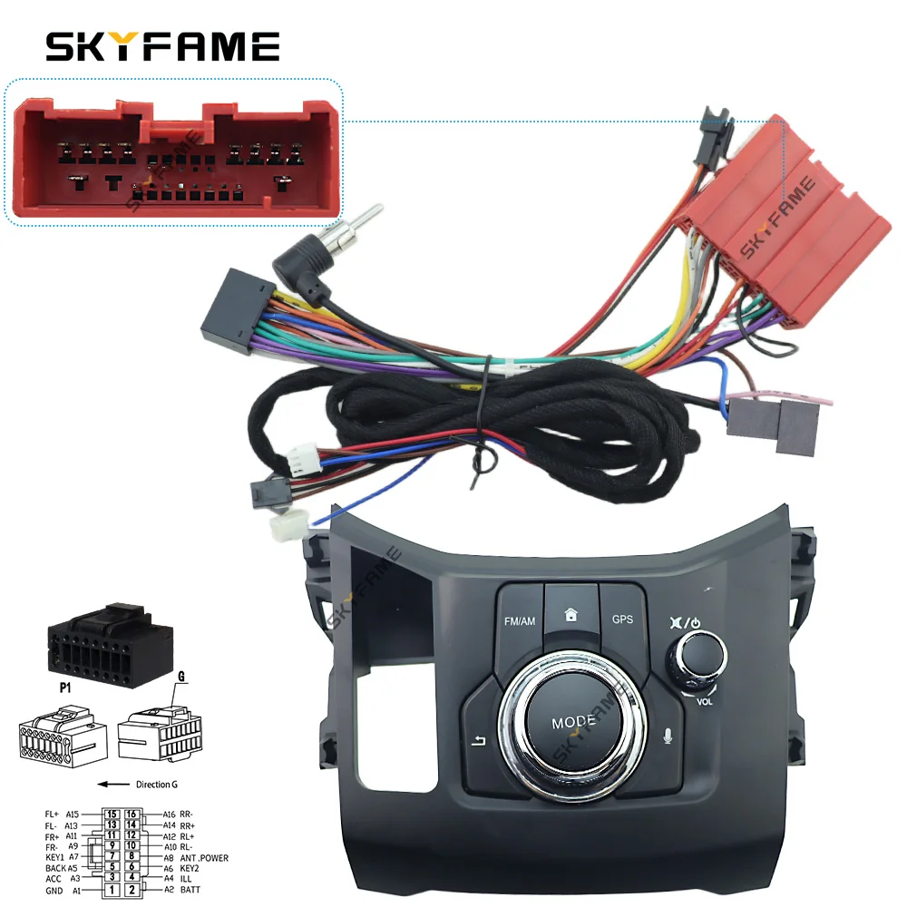 SKYFAME Car Central Controller Mode Knob Button Mouse I-drive For Mazda CX-5 CX-8