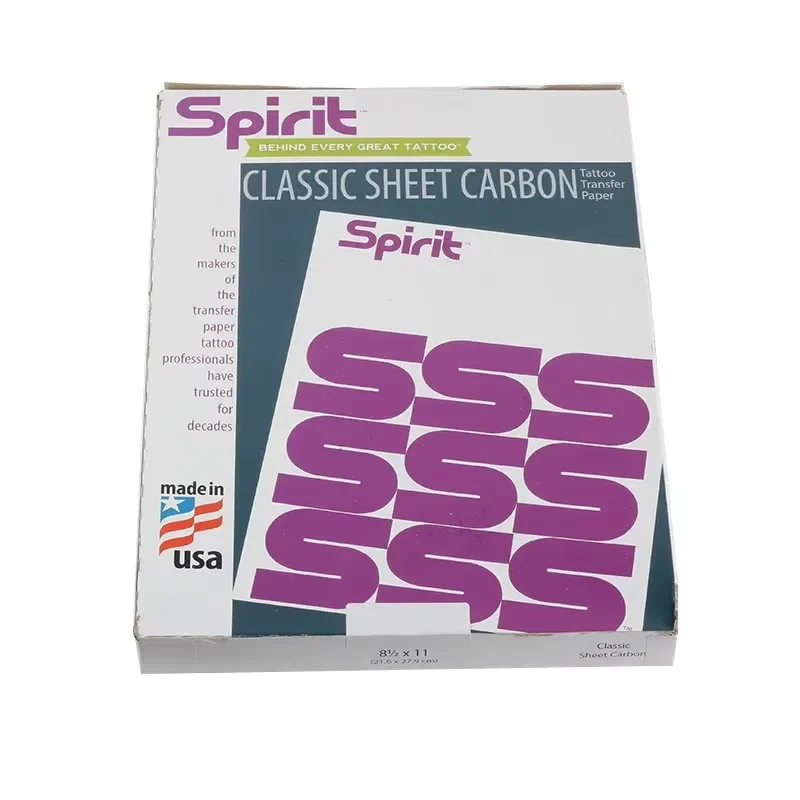 200pcs Spirit Classic Sheet Carbon Transfer Paper Reusable Handwritten Tattoo Transfer Copier Paper