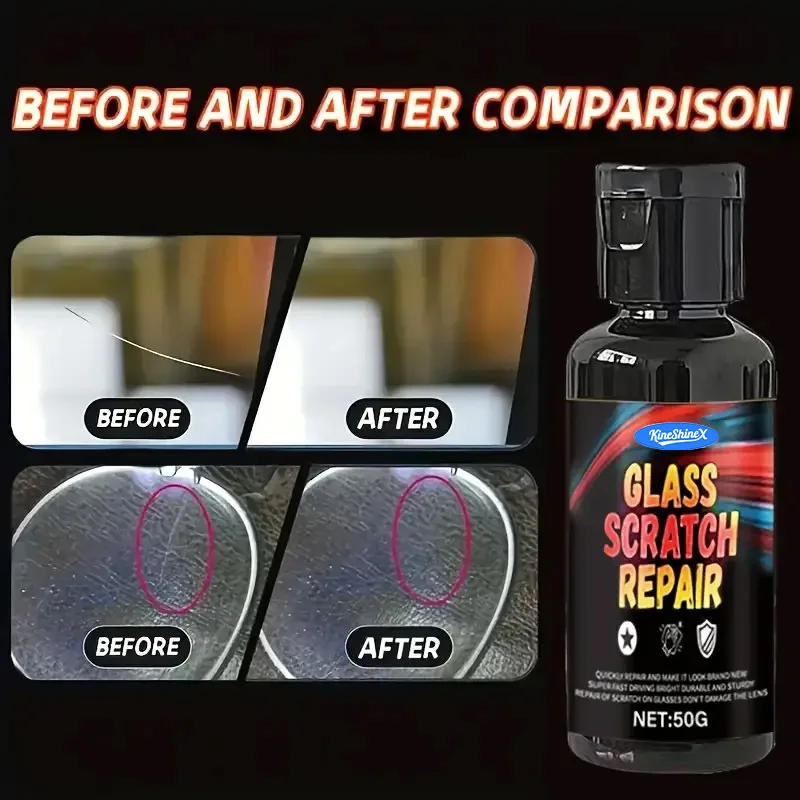 تركيبة مسح قوية، إصلاح خدوش النظارات، حماية النظارات، صيانة وإصلاح الزجاج، إصلاح محمول، تركيبة متينة