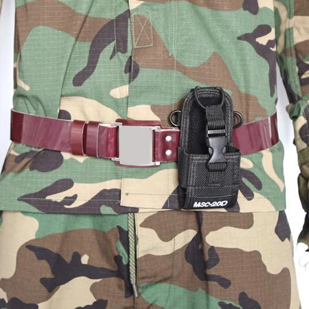 Baofeng用ナイロンウォーキートーキー保護バッグ,調節可能なショルダーストラップ付き双方向ラジオケース